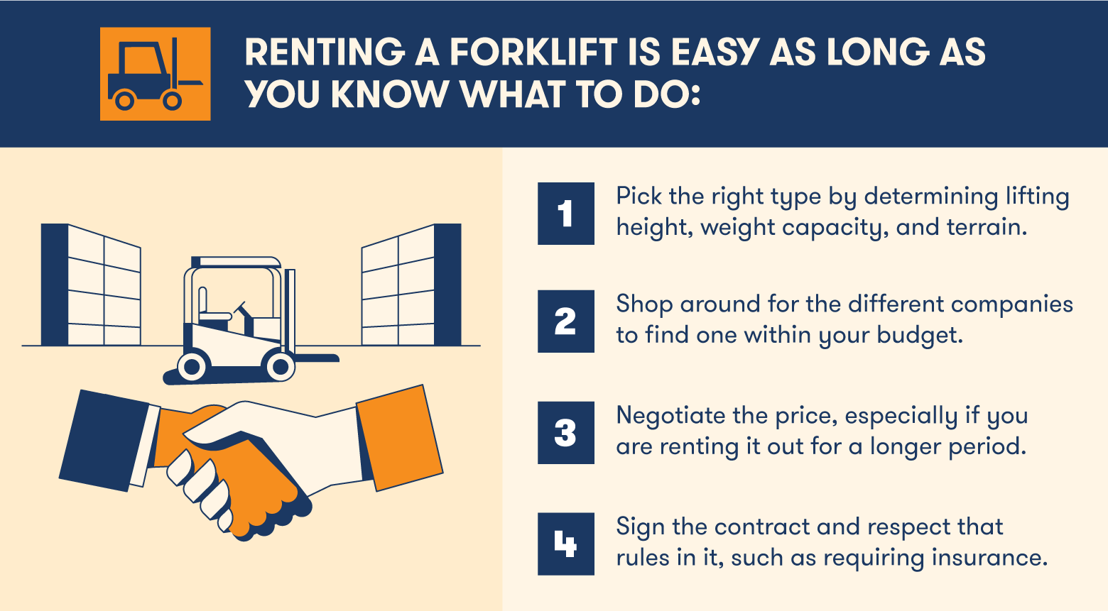 how to rent a forklift