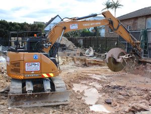 Excavator Attachments The Rock Saw | Solution Plant Hire