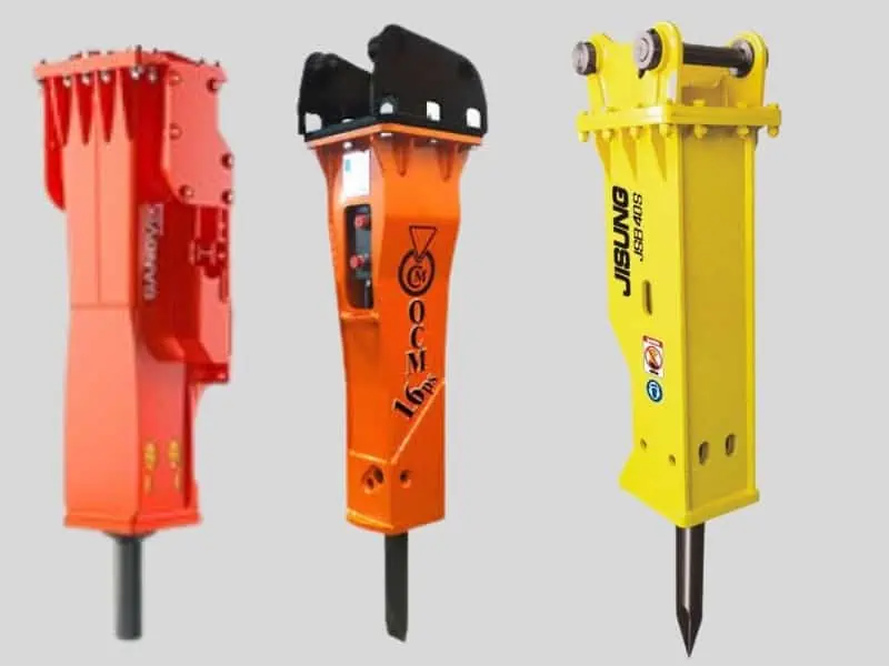 hydraulic breakers for mini excavators