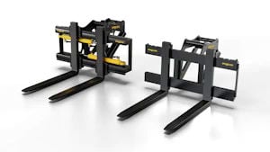 Engcon Unveils Lightweight Pallet Fork for Compact Excavators