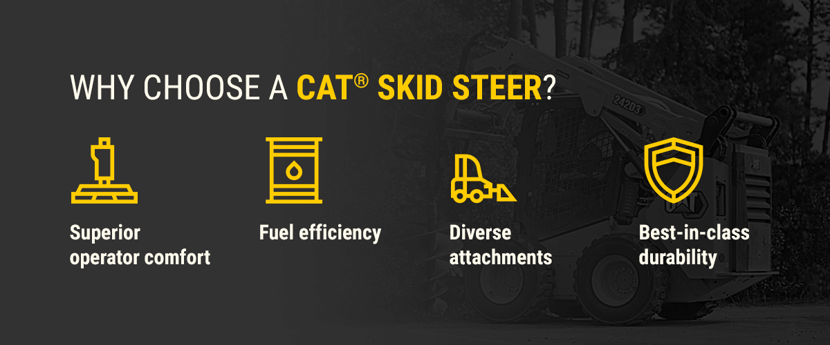 Why Choose a Cat Skid Steer?