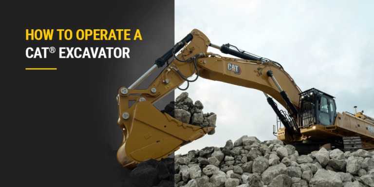 How to Operate a Cat® Excavator