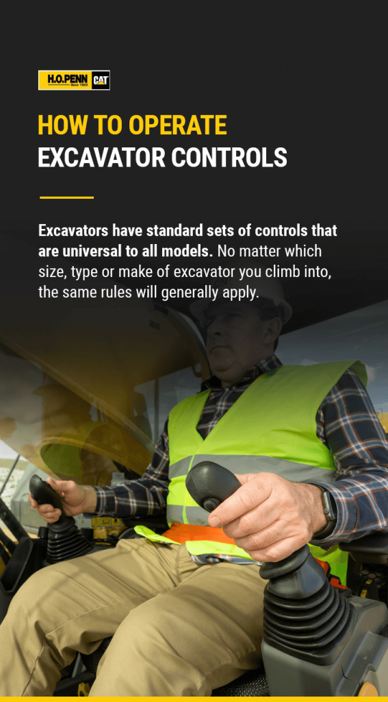 How to Operate Excavator Controls 