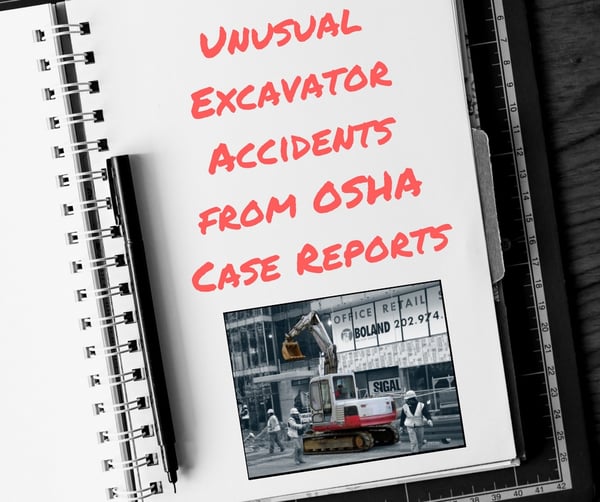 Unusual Excavator Accidents from OSHA Case Reports- Excavator Wood Splitter Attachment