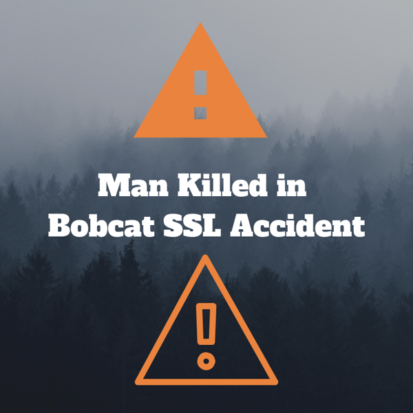 Man Killed in Bobcat Skid Steer Loader Accident- Excavator Wood Splitter Attachment