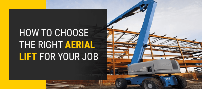 How to Choose the Right Aerial Lift for Your Job | Aerial Lift Types